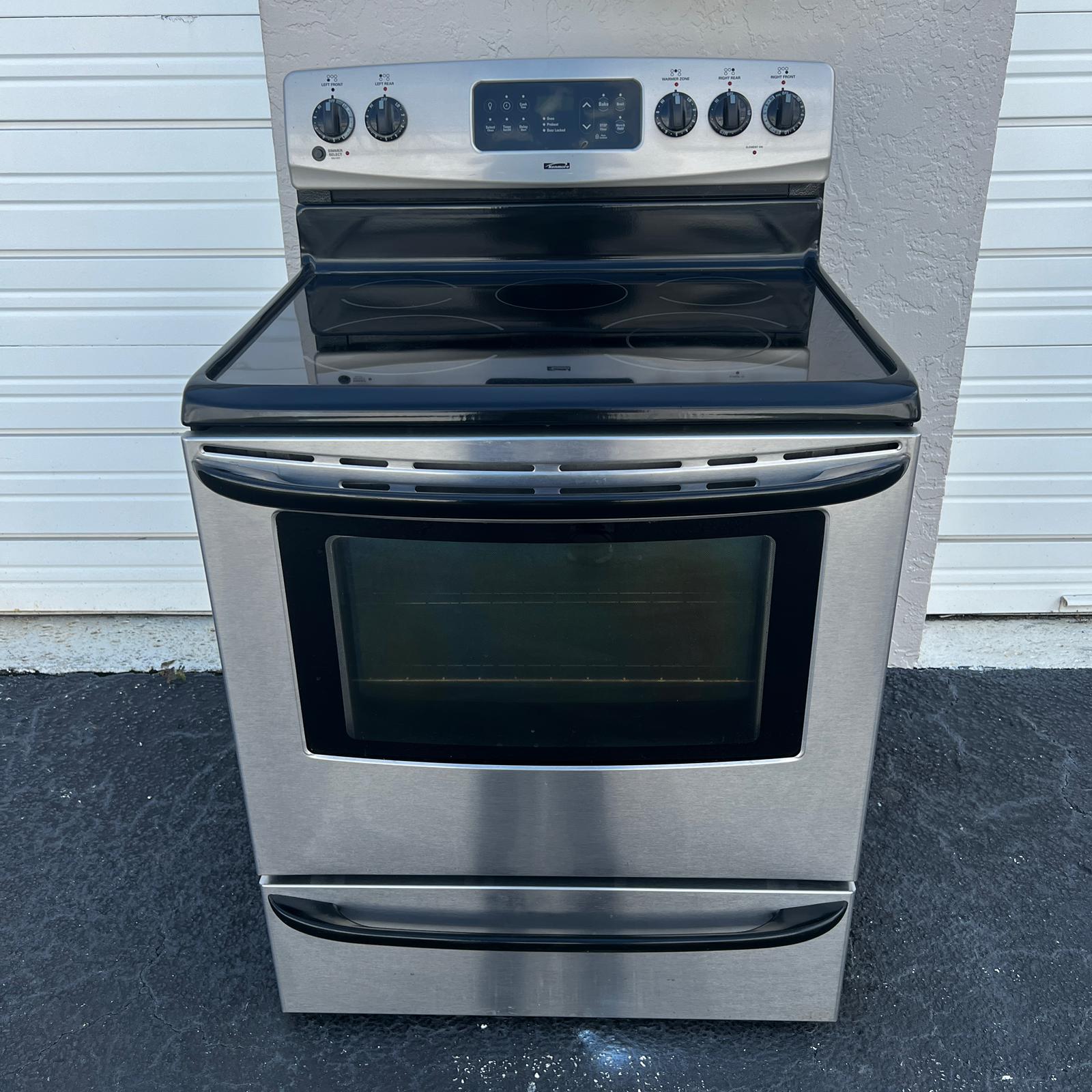 Kenmore Stainless Steel Electric Stove Kenmore Stainless Steel Electric Stove